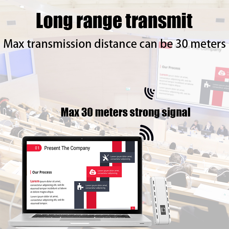 Type C Port Wireless HDMI Extender 30 Meters Long Range_New Arrivals_Hoom