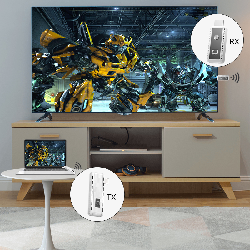 Type C Port Wireless HDMI Extender 30 Meters Long Range_New Arrivals_Hoom